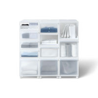 吉川国工業所 クロゼット・システム 引出し(S)4個組 AGy CS-D1*4P_AGy 1セット