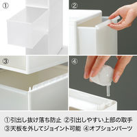 吉川国工業所 組み合わせて使える収納ケース ミディM3個組 Be MOS-02L*3P_Be 1セット