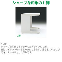【設置込】イトーキ CZRデスク Type S  平机 L脚 センター引出無 1200×800mm CZR-128JAS-992 1台（直送品）