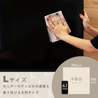 MOTTERU クリーニングクロス 超極細繊維BelimaX Lサイズ 2枚 アーモンドミルク MOT-CL02L-AM 1個（直送品）