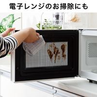 びっくりフレッシュ びっくり抗菌糸で作った メッシュクロス 食器洗い 水だけでも汚れが落ちる グレー 日本製 1枚 サンコー