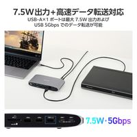 ドッキングステーション タイプC ハブ 13in1 Displaylink対応 USBハブ DST-W14 エレコム 1個（直送品）