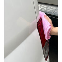 日繊商工 ピンク色の洗車用タオル(綿)業務用 使い捨てタオル 832005-120 1箱(120枚入)（直送品）