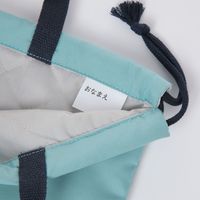 らこれキッズ フラット巾着バッグ ネイビー LAKOLE/ラコレ