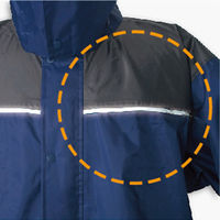 【レインウェア】カジメイク レインストロング Winter Cherry 　グレー　L　3410　1着