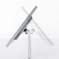 サンワサプライ 水平垂直多関節液晶モニターアーム（上下2面・白） CR-LA1303W 1台（直送品）