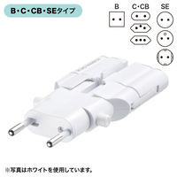 サンワサプライ 海外電源変換アダプタ ブラック TR-AD4BK 1個