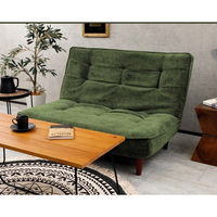 セルタン ハイバックソファ 2人掛 A40 コールテン調生地 幅1120mm モスグリーン A40p-683GRN 1台（直送品）
