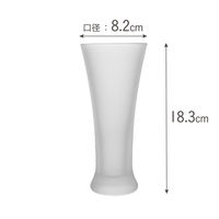 株式会社藤栄 リビープレミアム フレアピルスナー 325ml スモーキー LB-506 4545229166855 1個（直送品）