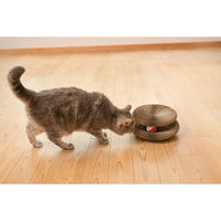 シンセーインターナショナル 爪とぎ ドーナツ型爪とぎ ダンボール おもちゃ 452558 1個（直送品）