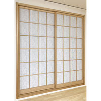 加栄レース 障子紙 障子に貼るレース 100cm×200cm 2枚入 森林 469426 1個（直送品）