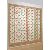 加栄レース 障子紙 障子に貼るレース 100cm×200cm 椿 469429 1個（直送品）