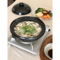 佐治陶器 土鍋 2L スノコ付き ヘルシー土鍋 天目 423320 1個（直送品）