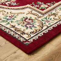 萩原敷物 玄関マット 60×90 ダミニ 室内 レッド 492663 1個（直送品）