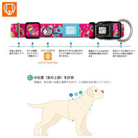 ルークラン 首輪 大型犬 L マックス&モーリー 迷子札 犬 マジカル 437630 1個（直送品）