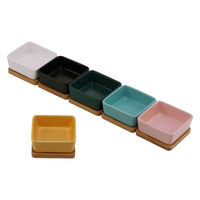 ルークラン フードボウル ループ ディッシュ ピッコロ 陶器 犬 猫 ペット ライトピンク 447685 1個（直送品）