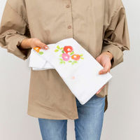 美研繊維 タオル ガーゼ 手ぬぐい 35×90cm 綿100% 椿 464958 1個（直送品）