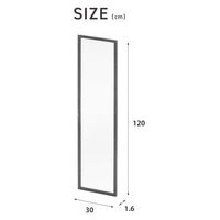 武田コーポレーション ウォールミラー120ストーン調BK WLM-120SBK 1箱(6個入)（直送品）