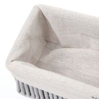 ロープカトラリーケース スクエア グレー LAKOLE/ラコレ