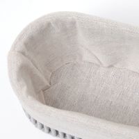 ロープカトラリーケース オーバル グレー LAKOLE/ラコレ