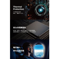 モバイルバッテリー 10000mAh USB-C/USB-A 両面挿し しろちゃん DE-C78L-10000WF エレコム 1個（直送品）