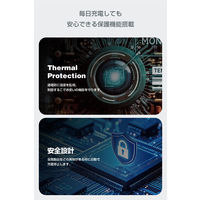 ワイヤレス充電器 Qi2 25W マグネット式 USB-Cケーブル一体1.5m ブラック EC-MA11BK エレコム 1個（直送品）