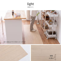 萩原 抗菌・防カビ機能付き 水拭きできるクッションフロア ナチュラル 700010774 1枚（直送品）