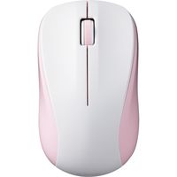 エレコム マウス/Bluetooth/IRLED/3ボタン/Mサイズ/抗菌/静音/ピンク M-BY11BRSKPN 1個