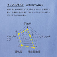 フォーク レディスジップスクラブ ブラック×サックス M 7023SC-9-M 1枚（直送品）