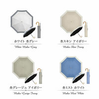 ディーエーピーネットワーク 晴雨兼用 折りたたみ傘 軽量260g(ホワイト×杢グレー) solshade031_WMGY 1個（直送品）