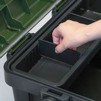 JEJアステージ シールドボックスシャット500HX ブラックグリーン 1個