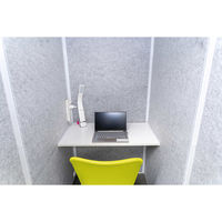 リス REMUTE（リミュート） 吸音ブースFT 幅900×奥行1300×高さ1900ｍｍ ホワイト 1台（取寄品）