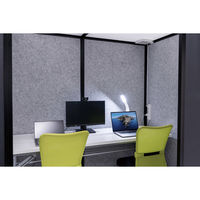 リス REMUTE（リミュート） 吸音ブース ワイド 幅1960×奥行1510×高さ1900ｍｍ ホワイト 1台（取寄品）