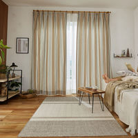 スミノエ コルネ セミオーダー カーテン コード 1100×2250mm ブラウン １セット(2枚入)（直送品）