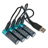 MARSTEK 充電式 単3形電池 リチウムイオン充電池 1.5V 4本セット MS5070C4P 1セット(単三形×4本)