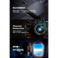 コンセント一体型 モバイルバッテリー 10000mAh 2ポート 残量表示 白×黒 EC-C46LWF エレコム 1個（直送品）