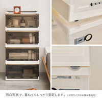 萩原 【3個セット】収納ボックス PS100 S(20L) 240653150 1セット(3個入)（直送品）