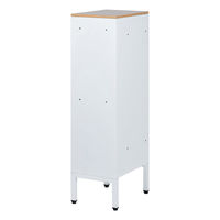 【軒先渡し】ナカバヤシ アバンテ・リネア フロアストレージ 深9段 幅277×奥行400×高さ1070mm ホワイト 1台（直送品）