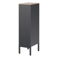 【軒先渡し】ナカバヤシ アバンテ・リネア フロアストレージ 深9段 幅277×奥行400×高さ1070mm ブラック 1台（直送品）