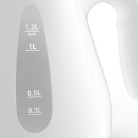 ティファール 電気ケトル ジャスティン プラス490 ホワイト 1.2L KO4901JP 1台