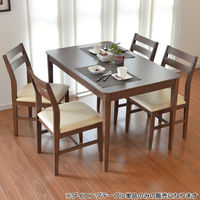 タマリビング ステディ ダイニングテーブル 幅1200×奥行750×高さ710mm ナチュラル 1台（直送品）