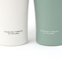 保温保冷 ハンドルセラミックタンブラー アイボリー LAKOLE/ラコレ