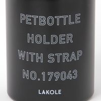 保温保冷 ロープハンドルペットボトルホルダー ブラック LAKOLE/ラコレ