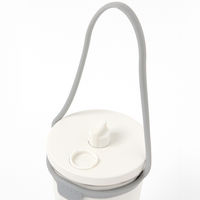 保温保冷 ステンレスストロータンブラー 460ml アイボリー LAKOLE/ラコレ