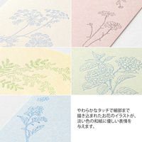 デザインフィル はがき787 5色 10枚入 花色和紙 88787006 1セット(1パック×2)（直送品）