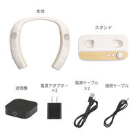電響社 ZEPEAL 首掛けスピーカー木聲 ZQS-30B-W 1個（直送品）