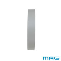 ノア精密 掛け時計 グリージョ MAG 電波時計 ステップ秒針 秒針停止機能付き 温湿度計付き 482111 1個（直送品）