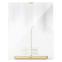 アントレックス Umbra フルート フォトフレーム ガラス スチール 20×23cm ゴールド 482870 1個（直送品）