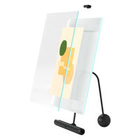 アントレックス Umbra フルート フォトフレーム ガラス スチール 16×20cm ブラック 482869 1個（直送品）