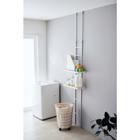 平安伸銅工業 突っ張り スリムラック 2段 防水パン対応 幅50cm 486291 1個（直送品）